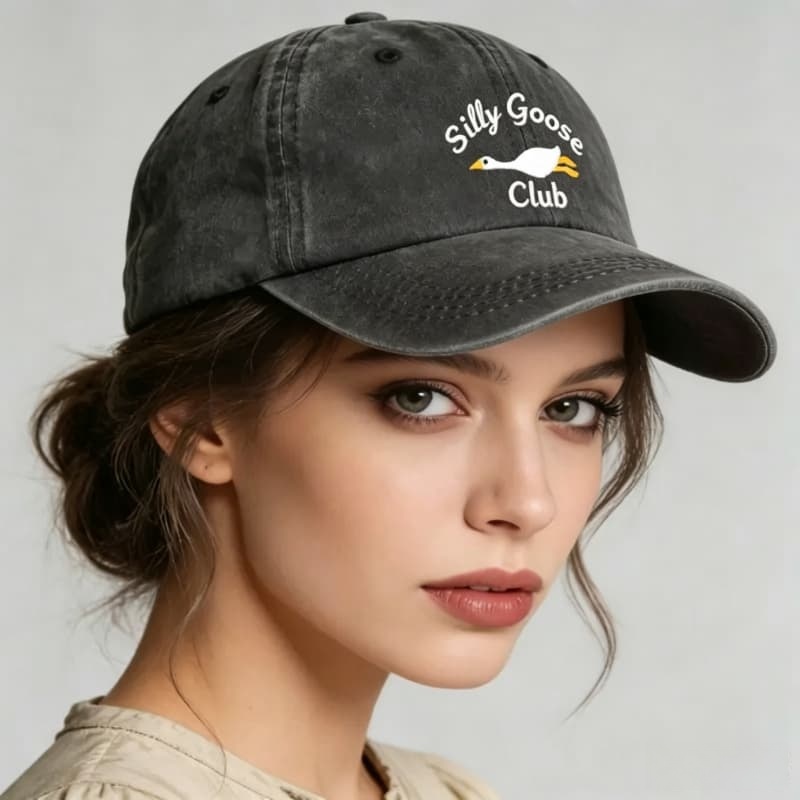 Golf Cap Dad - プリントウォッシュドコットン製調節可能なベースボールキャップ、スナップバックダッドハット、通気性のある帽子、ゴルフ、釣り、アウトドア用サンキャップ