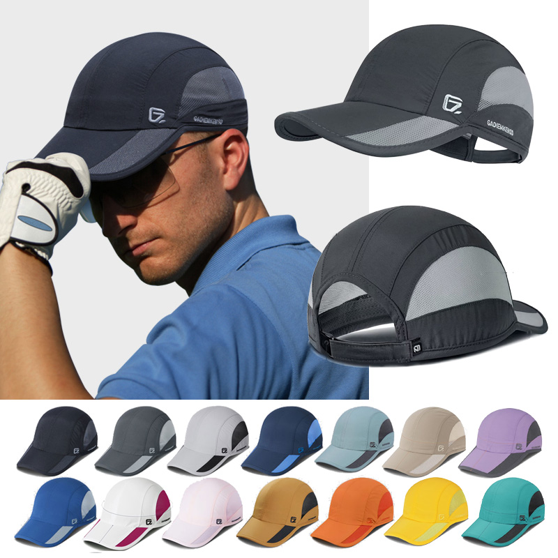 Running Cap Lightweight - GADIEMKENSD ユニセックス クイックドライ ランニング キャップ 調節可能