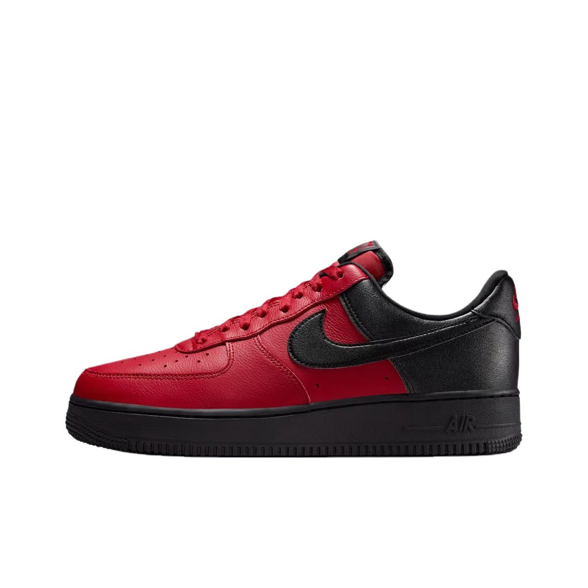 Nike Shoes Air Force 1 - ナイキ エアフォース1 通気性スケートボードシューズ メンズ レッドブラック IB6847-600