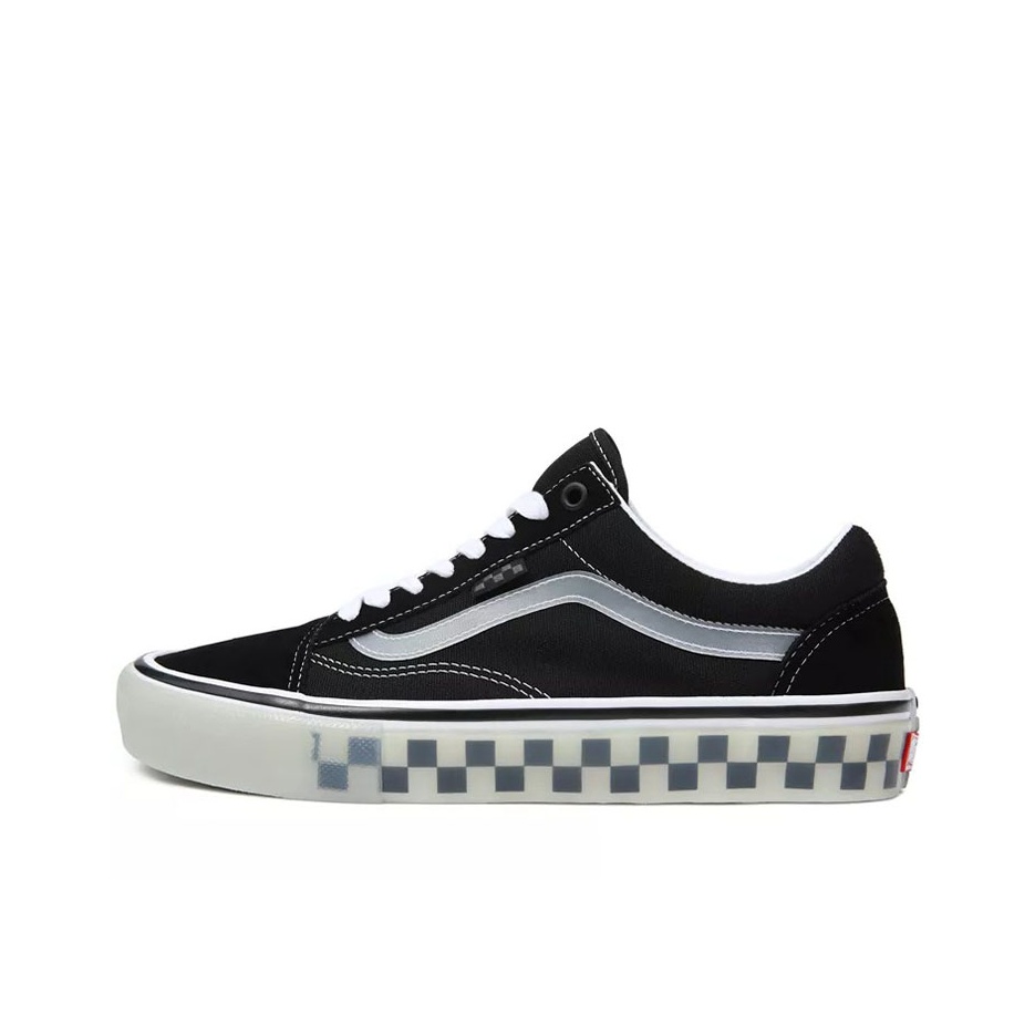 Vans Shoes Old Skool - Vans オールドスクール スケートボードシューズ ユニセックス ロートップ ブラック/グレー