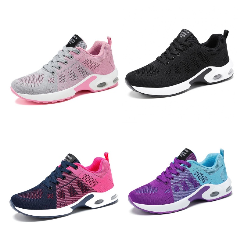 Running Cap Lightweight - 女性用メッシュ生地カジュアルシューズ,エアクッション,伸縮性,レースアップ,フラット,通気性,軽量,ソフトソール,滑り止め,ジョギング