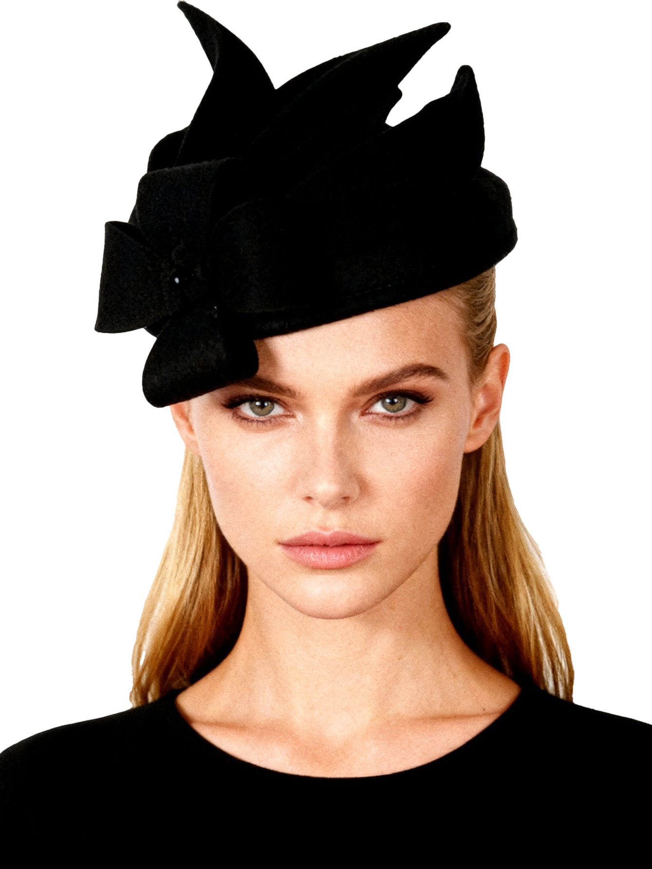 FS-女性のためのウールの帽子,エレガントな花,黒い枕カバー - Fedora Hat Wool のレビューと価格