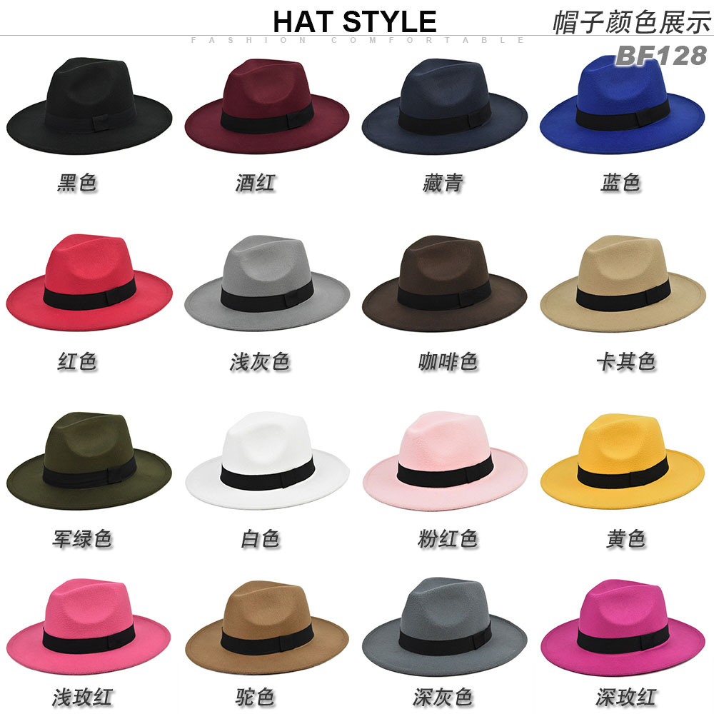 ニューヴィンテージフェドラハット メンズ ウール ワイドブリ - Fedora Hat Wool のレビューと価格