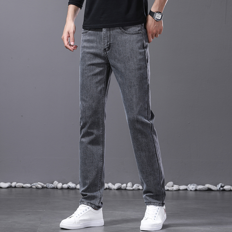 春の新作メンズストレートジーンズ快適な弾性カジュアルビジネス - Levis Jeans 501 のレビューと価格