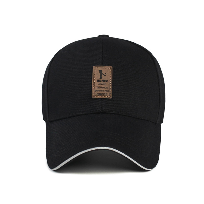 夏の女性男性構造野球帽固体綿調節可能なスナップバックサンハッ - Baseball Cap Structured のレビューと価格